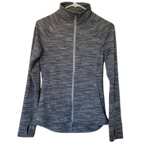 Champion gray long sleeve full zip workout jacket XS